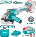Total Cordless angle grinder 20v - Image 3