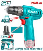 Total Cordless drill 12V 20Nm - Image 3