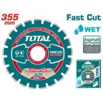 Total Diamond disc for  asphalt and concrete  cutting 355mm - Image 3