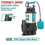 Total Sewage submersible  pump 750w(1.0hp) - Image 3