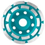 Total Diamond Cup Wheels  Double Row  Segmented 115mm