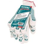 Total Knitted & PVC dots  gloves size:10 (xl)  per packet  (12pairs) - Image 3