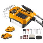 Ingco Cordless grinder 20v