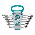 Total 8 Pcs ratchet  spanner set size:8-19mm