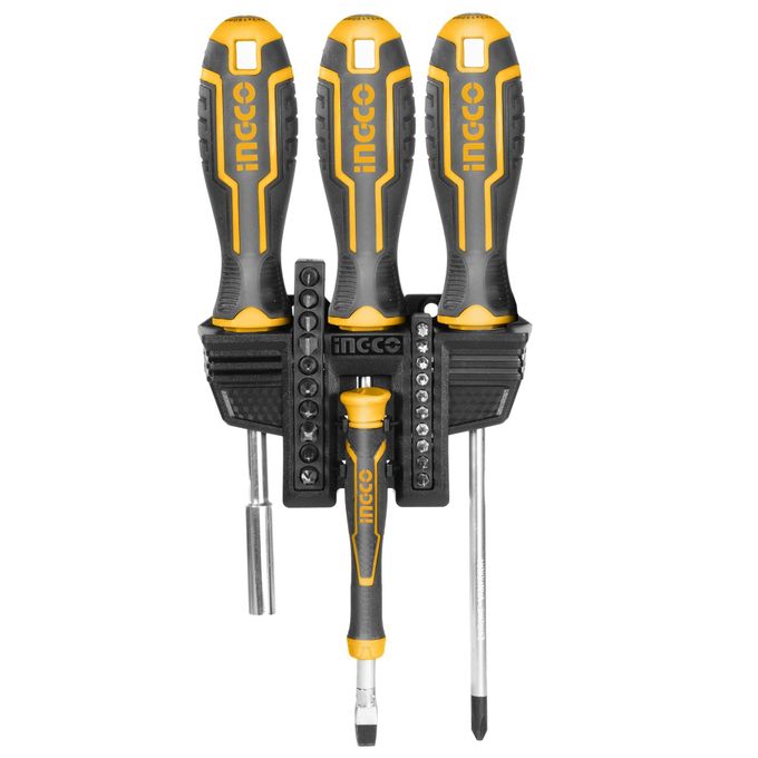 3 (3) Ingco 24 Pcs screwdriver and bits set - Image 1