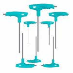Total 8 Pcs T-handle hex  wrench set (2 Sets per  packet)