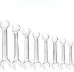 Ingco 8Pcs Double open end spanner set size:6-22mm - Image 3