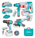 Total Cordless 3 pcs  combo kit 20v