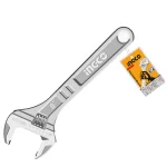 Ingco Adjustable wrench length:200mm(8"") - Image 3