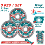 Total Diamond disc set for  cordless angle  grinder - Image 3