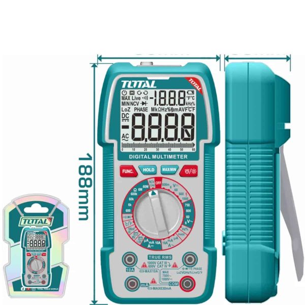 Multimeter Total Total Digital multimeter 1000v - Radiant Merchants