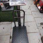 Platform scale 150kg with guard