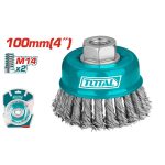 Total Wire cup brush 100mm, 4" - Image 3
