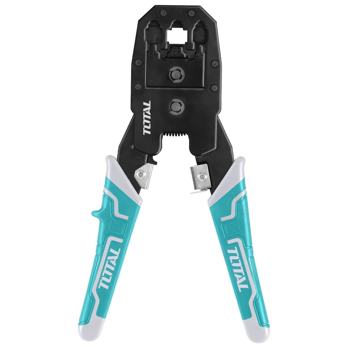 pinza-crimpeadora-pela-y-corta-cable-pinza-crimpeadora-pela-y-corta-cable Total Modular plug crimper length:8" - Image 1
