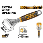 Ingco Adjustable wrench 300mm(12"") - Image 3