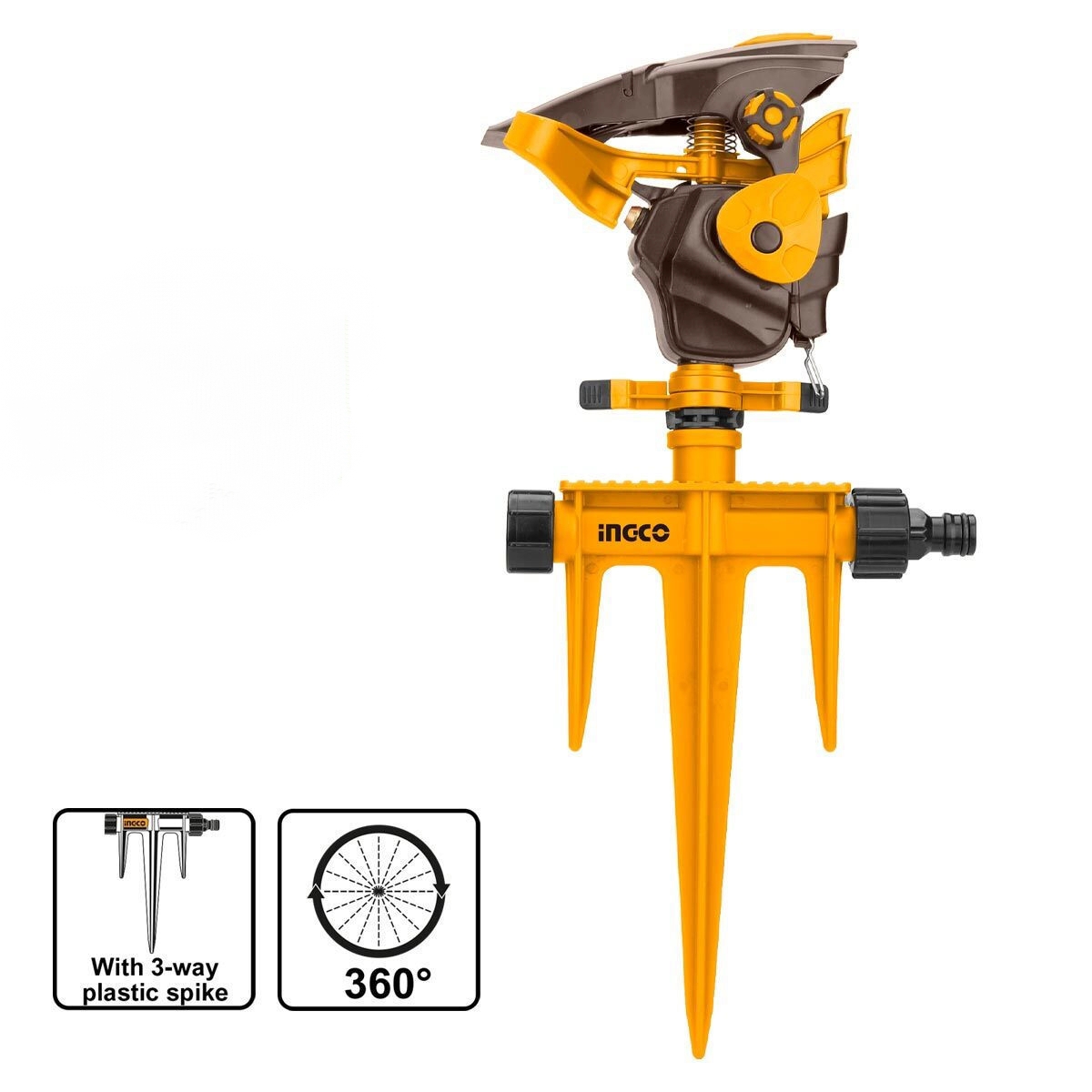 Ingco Plastic auto gear sprinkler - Image 3