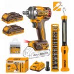 Ingco Cordless 2 pcs combo kit 20v