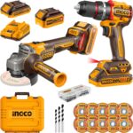 Ingco Cordless 2 pcs combo kit 20v - Image 3
