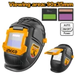 Ingco Auto-darkening welding helmet Viewing area:90×35mm - Image 3