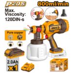 Ingco Cordless spray gun 20v - Image 3