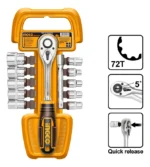 Ingco 12 Pcs 1/2" socket set - Image 3