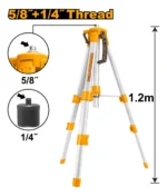 Ingco Tripods for laser levels 5/8"" &1/4"" thread - Image 3