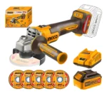Ingco Cordless angle grinder 20v