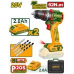 Jadever Compact Brushless Cordless impact Drill 62Nm - Image 2