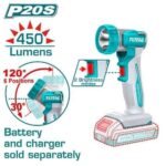 Total Cordless work lamp 20V TWLI2058 - Image 2