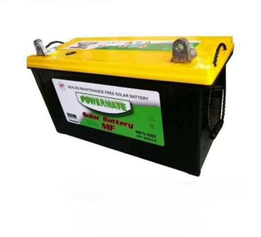 14a8466a-2594-4035-8faa-438841a1570f Powermate 12V 100Ah Sealed Maintenance-Free (MF) Solar Battery - Image 1