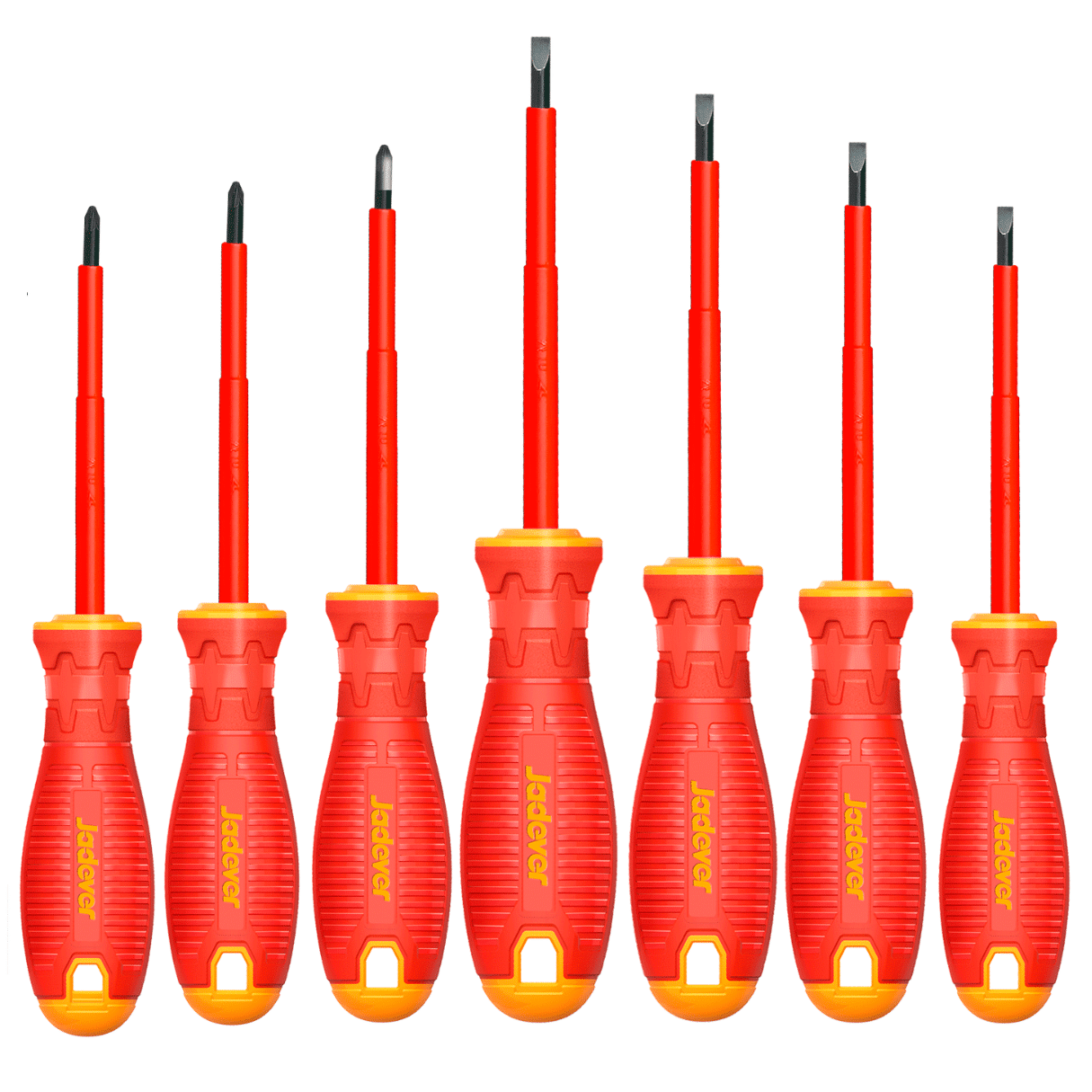 24393-1 Jadever JDSS7407 7 Pcs insulated screwdriver set - Image 1