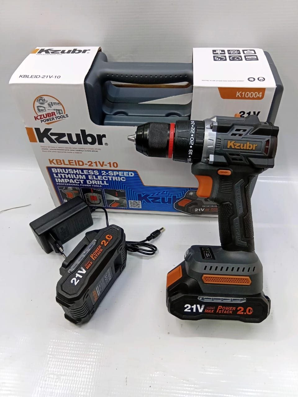 2879c309-4da4-4cb3-b842-021036157410 Kzubr KBLEID-21V-10 brushless electric impact drill 21V - Image 1