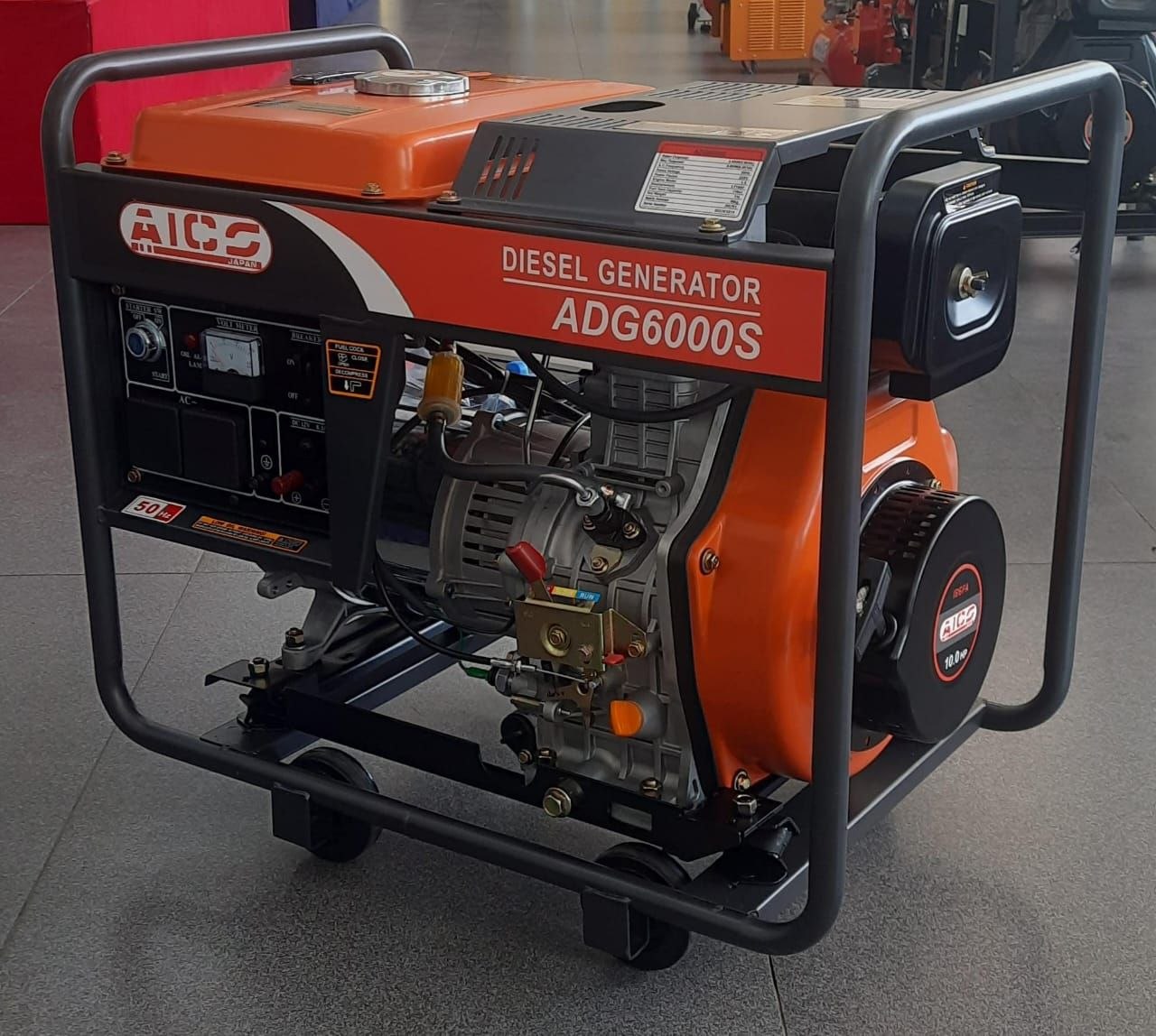 36a1e3ec-61f4-4e9e-8fe4-d3afea97d56d Aico Japan Diesel Generator Air-Cooled Rated output 7.5kva - Image 1