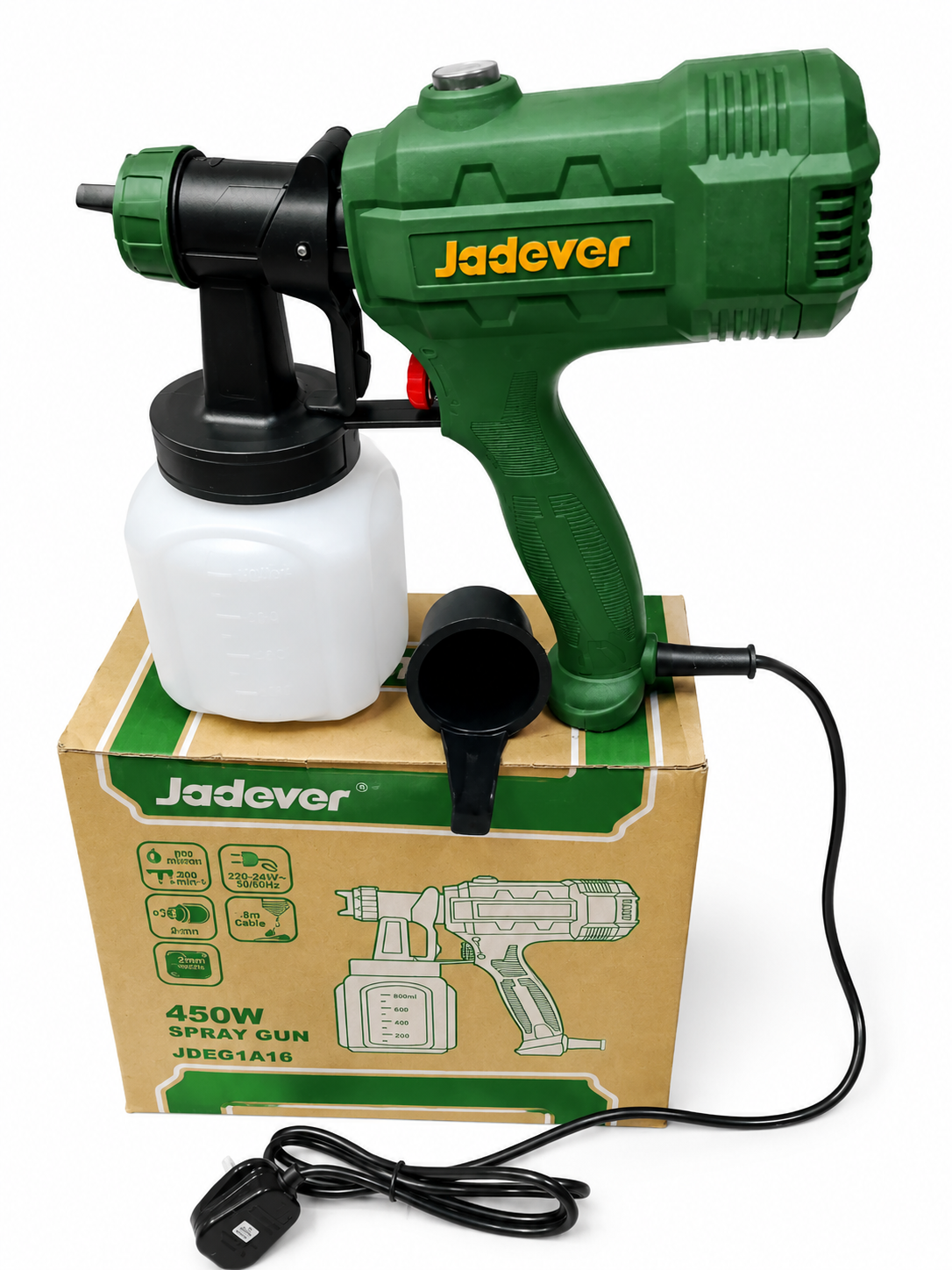 5ff56ab6cc974bb0b50cb636a8002257 Jadever DEG1A16 Spray gun 450W - Image 1