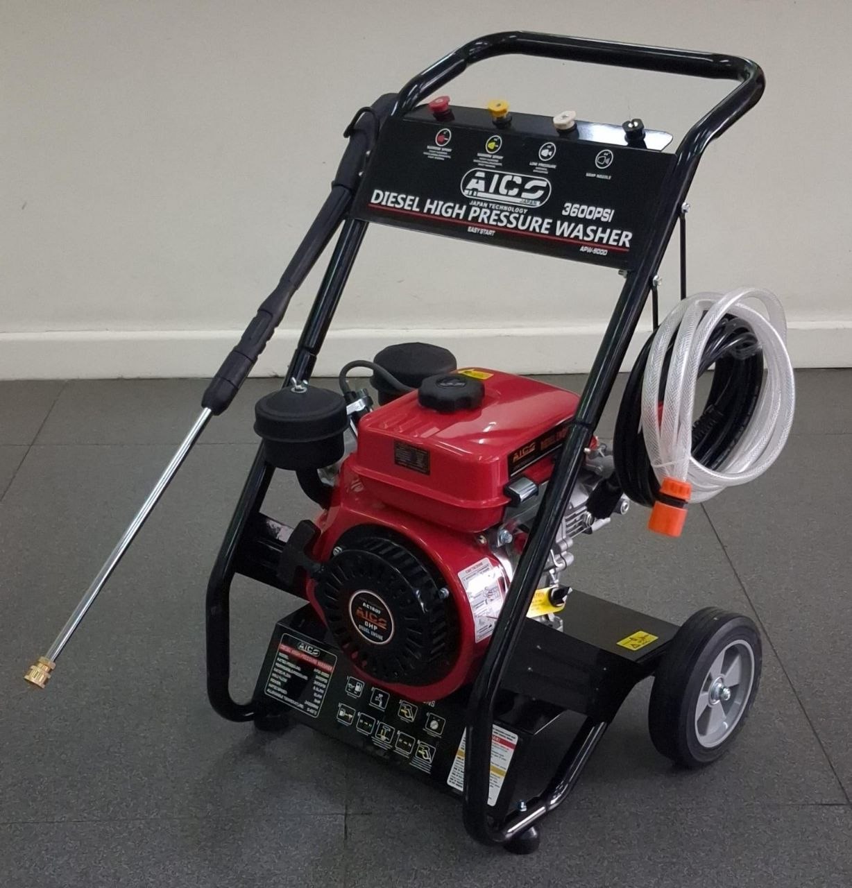 6197e3f5-abf5-4d97-9011-953835568d90 Aico Japan DIESEL Pressure washer 3600psi with 8hp Diesel Engine - Image 1