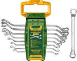 Jadever JDFR3208 8pcs offset ring spanner set Size:6-22mm