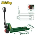 Jadever JDNH1R30 Hand pallet truck 3000kg - Image 3