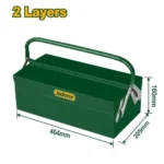 Jadever JDTB8A33 Tool box Size: 420x205x160mm 2 Layers - Image 3