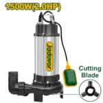 Jadever  Sewage submersible pump 1500W(2.0HP) Max.head:14.5m - Image 2