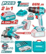 Total TCKLI20273 Cordless 2 pcs combo kit - Image 2