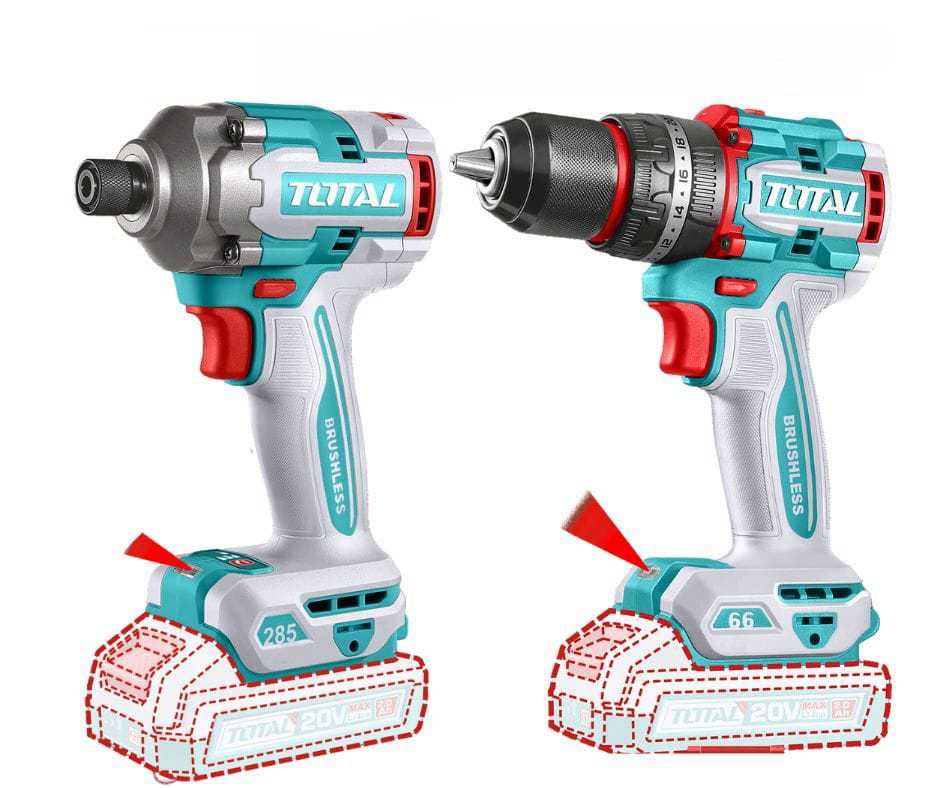 TCKLI20277 (1) Total TCKLI20277 Cordless 2 pcs combo kit - Image 1
