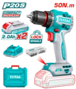 Total TDLI205062 Compact Brushless Cordless Drill 50Nm 20V - Image 3