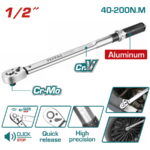 Total Torque wrench Size: 1/2" Length: 500mm - Image 3