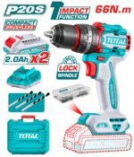 Total TIDLI20668 Compact Brushless Cordless Impact Drill 66Nm 20V - Image 3