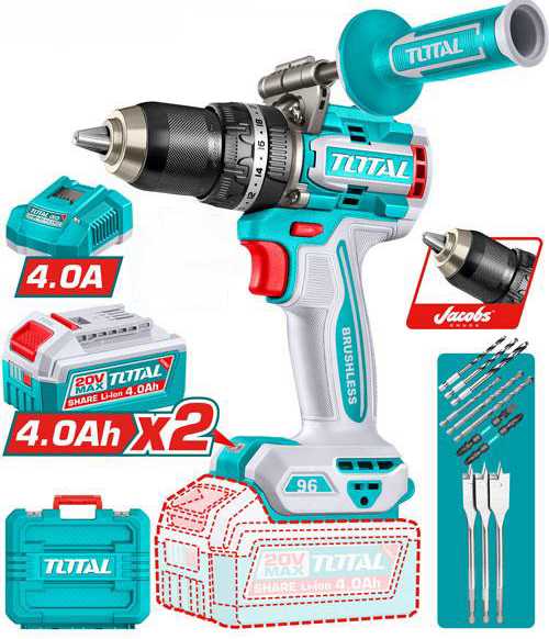TIDLI209686 Total TIDLI209686 Brushless cordless impact drill 96Nm - Image 1