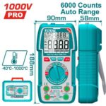 Total Digital multimeter 1000V 6000 counts - Image 3