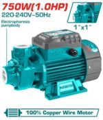 Total TWP17506 Water pump 750W(1.0HP) Max.head:52m - Image 2