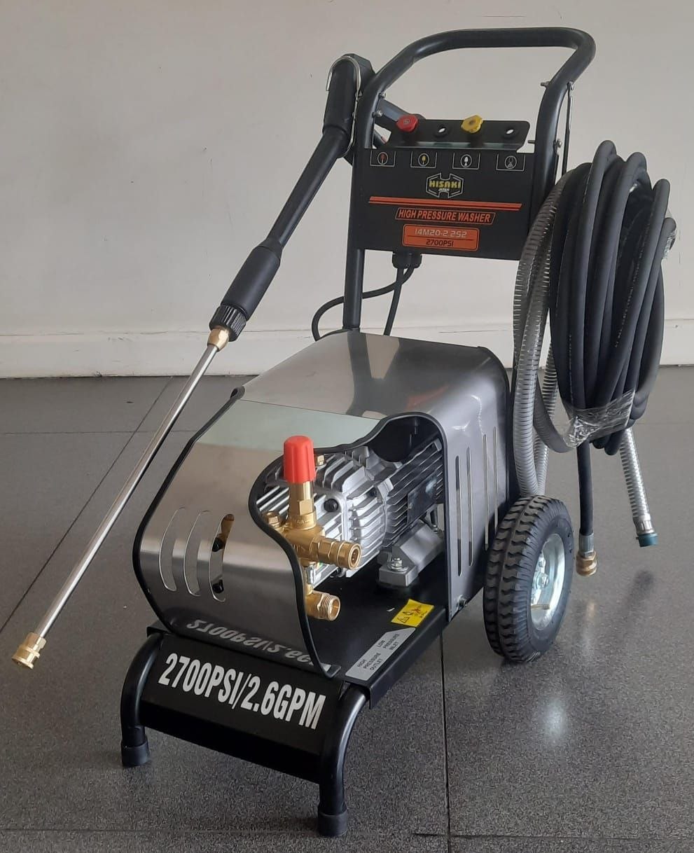 df9b8bfb-918d-4588-92db-3c6705651104 Hisaki Japan Electric pressure Washer 2700psi 3hp Motor - Image 1