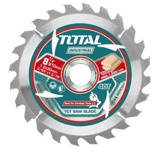 1 (2) Total TAC2332103 TCT saw blade 210mm 40T - Image 1
