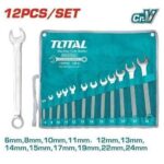 Total THT1022121 12 Pcs combination spanner set 6-24mm - Image 2